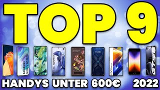 Die besten Smartphones unter 600 Euro 📱 TOP 9 Handy Vergleich 2022 [upl. by Netty957]