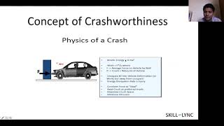 Crash Worthiness Analysis using HyperMesh amp Radioss  Workshop  SkillLync [upl. by Adali]