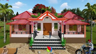 New Tin Shead Bricks House Design Bangladesh 2024  4 Bedroom Tin Bari ৪ বেডরুম টিনের বাড়ির ডিজাইন। [upl. by Foscalina648]