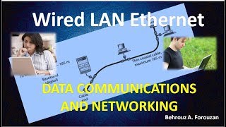 13 DATA COMMUNICATIONS AND NETWORKING Wired LAN Ethernet [upl. by Ayotas]