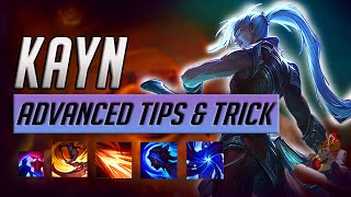 KAYN COMBOS advanced tips amp tricks  League of Legends guide [upl. by Ethelyn]