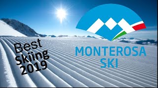 Best Skiing 2019 Monterosa Ski Italy [upl. by Virge203]