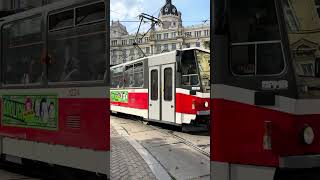 🇨🇿Tram in Brno Czechia Česká republika Video 3 9 2024 4 40 20 PM [upl. by Ydennek461]