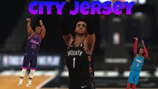 All of The City Jerseys In NBA2K19 [upl. by Amelina]