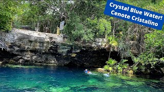 Cenote Cristalino  Playa Del Carmen Mexico [upl. by Weirick]