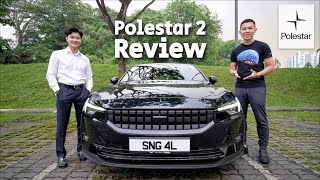 Polestar 2 Review 2022 Long Range Dual Motor  Full Tour amp EV Charging in Singapore [upl. by Gallager481]