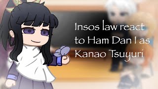 Insos Law react to Ham Dan I as Kanao  Insos Law x Demon slayer  Anime x Manhwa  Part 2 [upl. by Hartley]