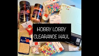 HOBBY LOBBY CLEARANCE HAUL [upl. by Landan]