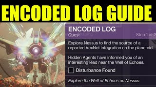 Search Nessus for the source of a reported vexnet integration  Destiny 2 Encoded Log Quest Guide [upl. by Strohben29]