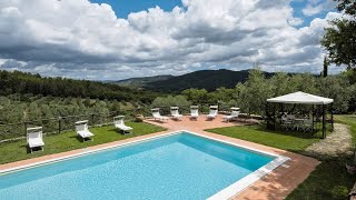 LO SCARPELLINO  Villa in Badia Agnano Arezzo Tuscany [upl. by Nilyarg]