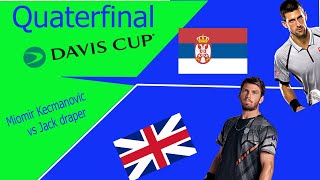 Novak Djokovic vs Cameron Norrie 🏆 ⚽ Davis Cup 11232023 AO 2 serbia VS Great britain [upl. by Osithe608]