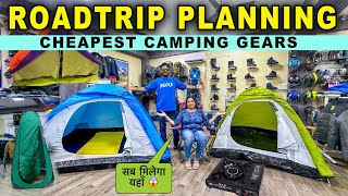 NEW ROADTRIP KI PLANNING 😍 JIMNY PAR  CHEAPEST CAMPING GEARS  PRAGO Outdoor Delhi [upl. by Alegnad]