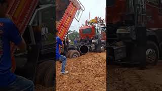 Dump Truck Thailand Viral 12 Million Viewers on Facebook dumptruck truck shorts [upl. by Nairrod]