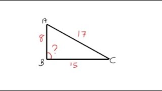 Find Angle X  PYTHAGOREAN THEOREM [upl. by Lebiralc278]