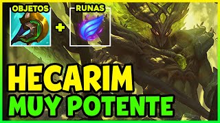 🔥 DESTRUYE PARTIDAS COMO JUGAR HECARIM JUNGLA S13 GUÍA ESPAÑOL  TEMPORADA 13 LOL 2023 [upl. by Enirahtac]