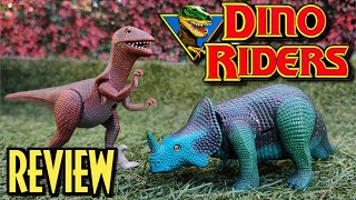 REVIEW de FIGURAS DINO RIDERS DEINONYCHUS y MONOCLONIUS [upl. by Aicelav72]