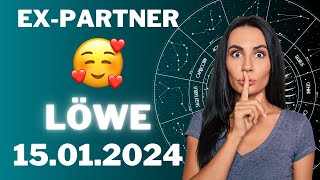 LÖWE ♌️🔴 DEIN EX WIRD SICH MELDEN 😨 Horoskop  15Januar 2024 löwe tarot [upl. by Ras]