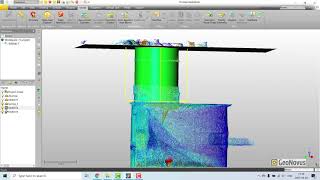 Trimble RealWorks modeling manhole pipe modeling [upl. by Okiram370]