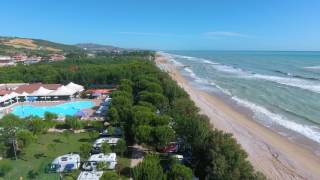 Pineto Beach Village amp Camping  Video Drone Abruzzo [upl. by Zipah400]