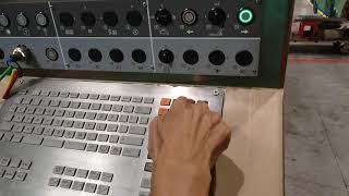 Password enter Heidenhain controller inside to check the parameters and signals [upl. by Iliram]