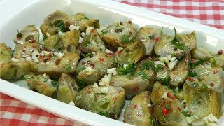 Receta super fácil de alcachofas aliñadas [upl. by Annyrb]