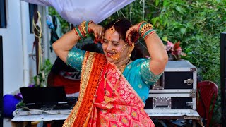 Pyaari bahurani mere ghar aayi  Mahila Sangeet Dance  Beautiful Pahadi Saas Dance  Bahu swagat [upl. by Ber]