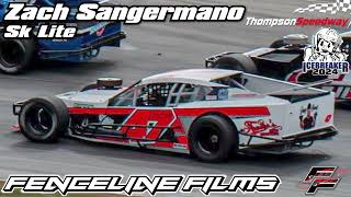 Zach Sangermano Sk Lite Thompson Speedway Icebreaker 2024 [upl. by Ysied631]