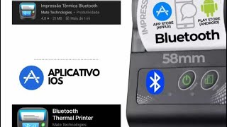 Mini Impressora Portátil Bluetooth Térmica 58 Celular Pedido MLB 3857185208 [upl. by Olympium]