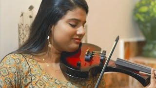 Harichandana Malarile Madhuvai Violin cover By Aparna Babu 1million cover violin [upl. by Swan218]