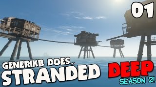 Lets Play Stranded Deep  Episode 1  Gameplay Introduction [upl. by Acemahs]