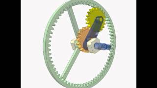 3gear planetary mechanism D [upl. by Sherline]