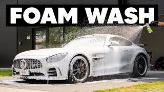 Cleaning a Dirty Mercedes GTR  Exterior Detail Wash [upl. by Akira918]