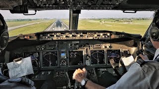 SMOOTH Landing COCKPIT Boeing 737800 Landing in Copenhagen Airport [upl. by Yraeg]