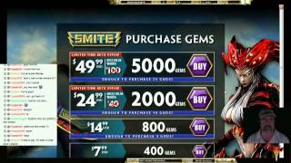 SMITE How to Purchase a New God [upl. by Gnart]