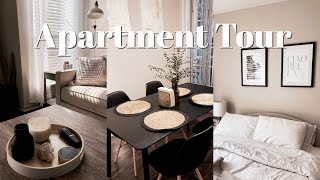 NEW APARTMENT TOUR  Modern Neutral Aesthetic Rent Included [upl. by Ail]