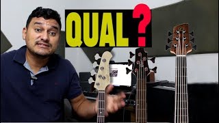 Qual BAIXO Ideal para Você 4 5 ou 6 CORDAS Veja o Melhor [upl. by Mimajneb10]