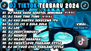 DJ TIKTOK TERBARU 2024  DJ GARA GARA SEBOTOL MINUMAN 🎵 DJ TANG TING TUNG 🎵 FULL BASS [upl. by Ellynad947]