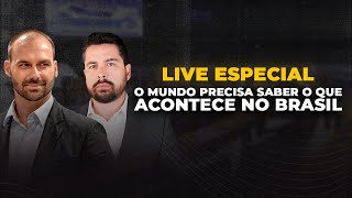 LIVE ESPECIAL Eduardo Bolsonaro e Paulo Figueiredo [upl. by Astred]