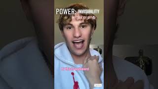 POV you have the power of invisibility however PART 2 shorts povs skits noahcrudgington [upl. by Ynohtnad900]