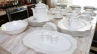 VAJILLA DE PORCELANA FINA 70 PIEZASMis compras🤩👍 [upl. by Aicert]