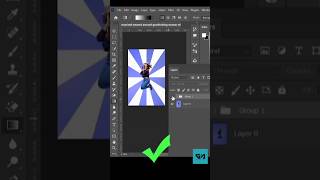 How to create radial background in photoshop shorts [upl. by Ahtar]