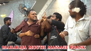 MAHARAJA Mouth Massage Saloon😍🤣 Prank  Prankster Rahul amp azar  Funny Video [upl. by Percival842]