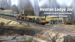 Heaton Lodge Junction  0 gauge Model Railway  Wakefield 12th December 2021 [upl. by Gerianna]