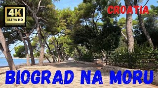 Biograd na moru  seaside promenade  virtual tour [upl. by Ayinat869]