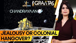 Gravitas West not happy with Chandrayaan3s Success [upl. by Ahsirt]