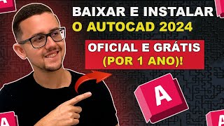 COMO BAIXAR INSTALAR E ATIVAR O AUTOCAD 2024 OU QUALQUER VERSÃO  FÁCIL E GRÁTIS SEM ERROS [upl. by Tova]