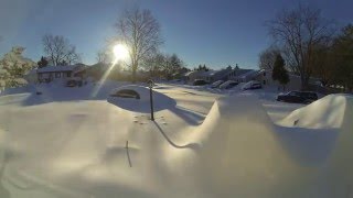 Winter Storm Jonas Time Lapse  Centreville VA [upl. by Aikaj20]