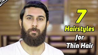 Top 7 Hairstyles For Men with Thin Hair  DSBOSSKO [upl. by Malamud]