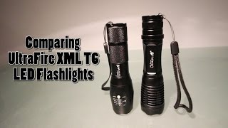 UltraFire XML T6 LED Torchlight Comparison  Which one wins [upl. by Imugem]