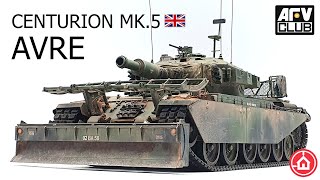 AFV Club 135 Centurion Mk5 AVRE AF35395  Tank model kit build [upl. by Rob652]